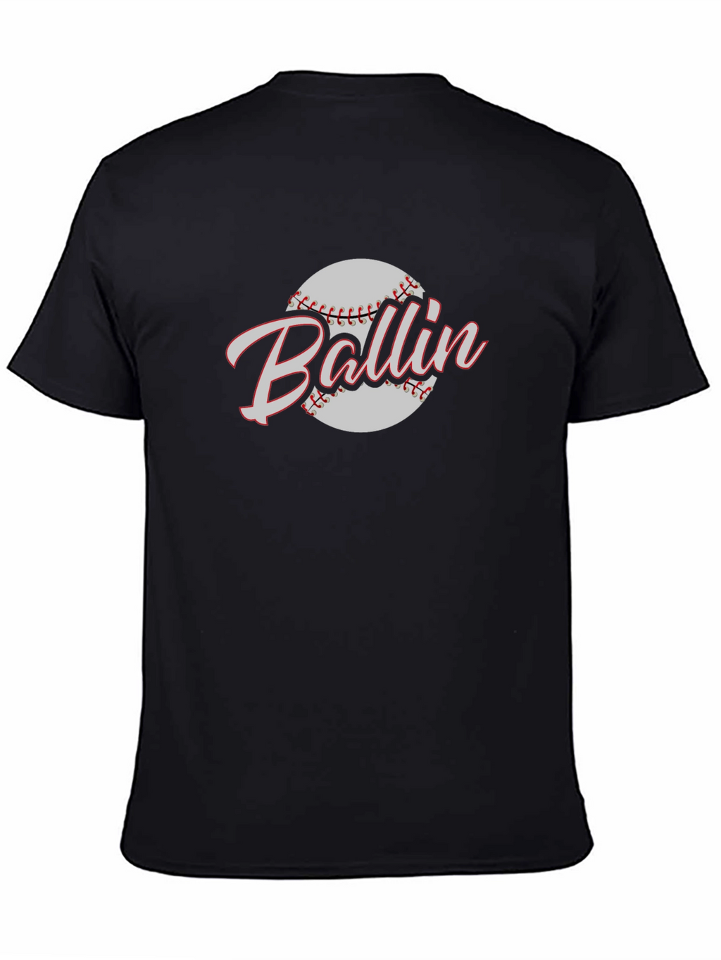Ballin Baseball Graphic T-Shirt