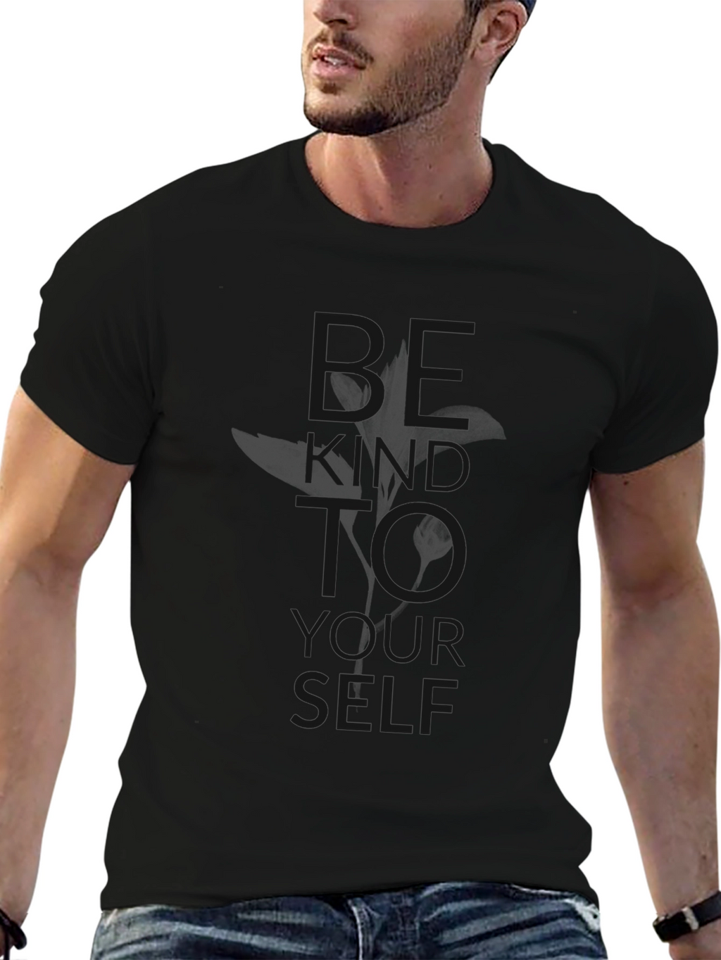 Be Kind to Yourself Black T-Shirt