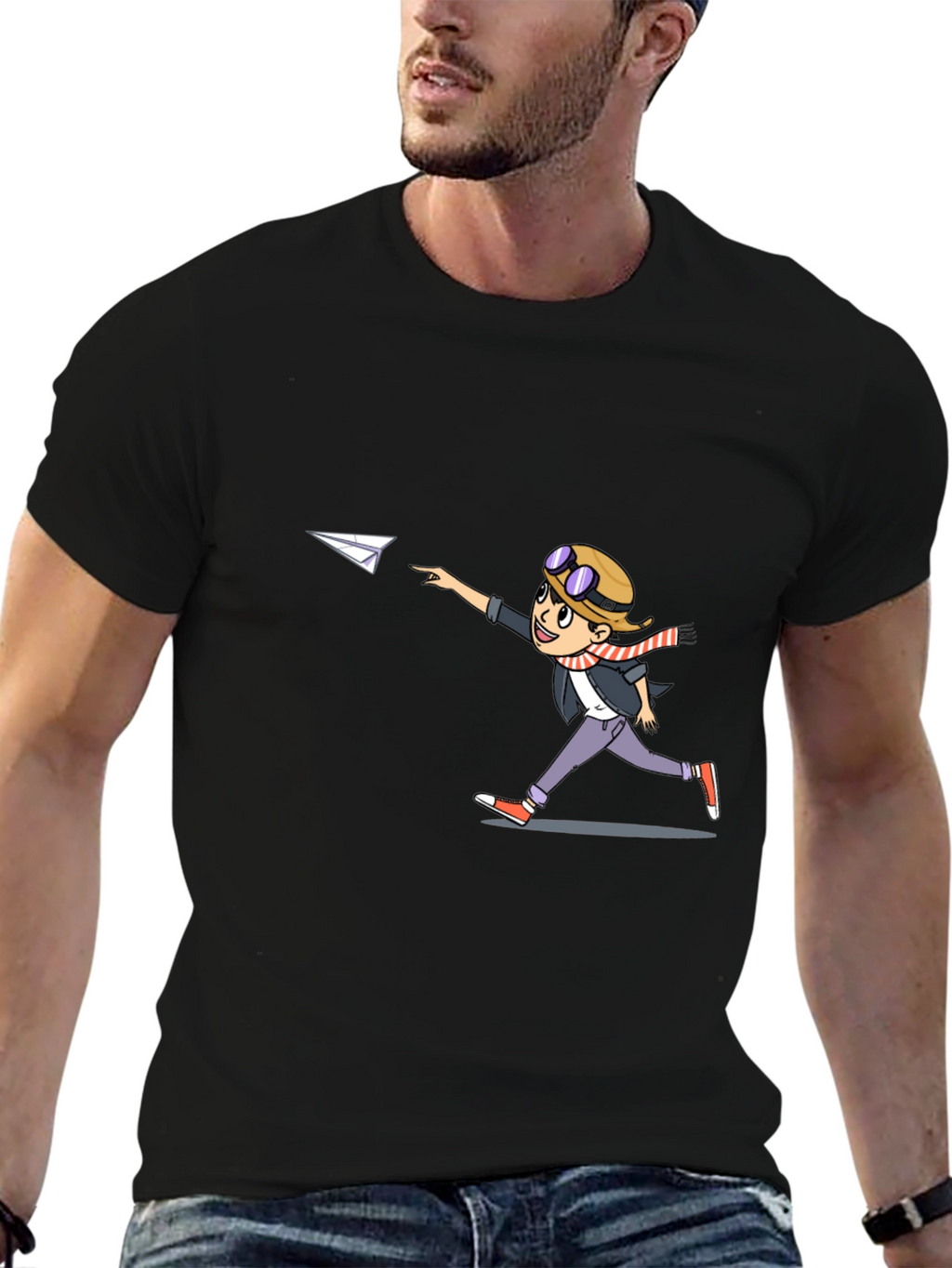 Pilot Boy Graphic T-Shirt
