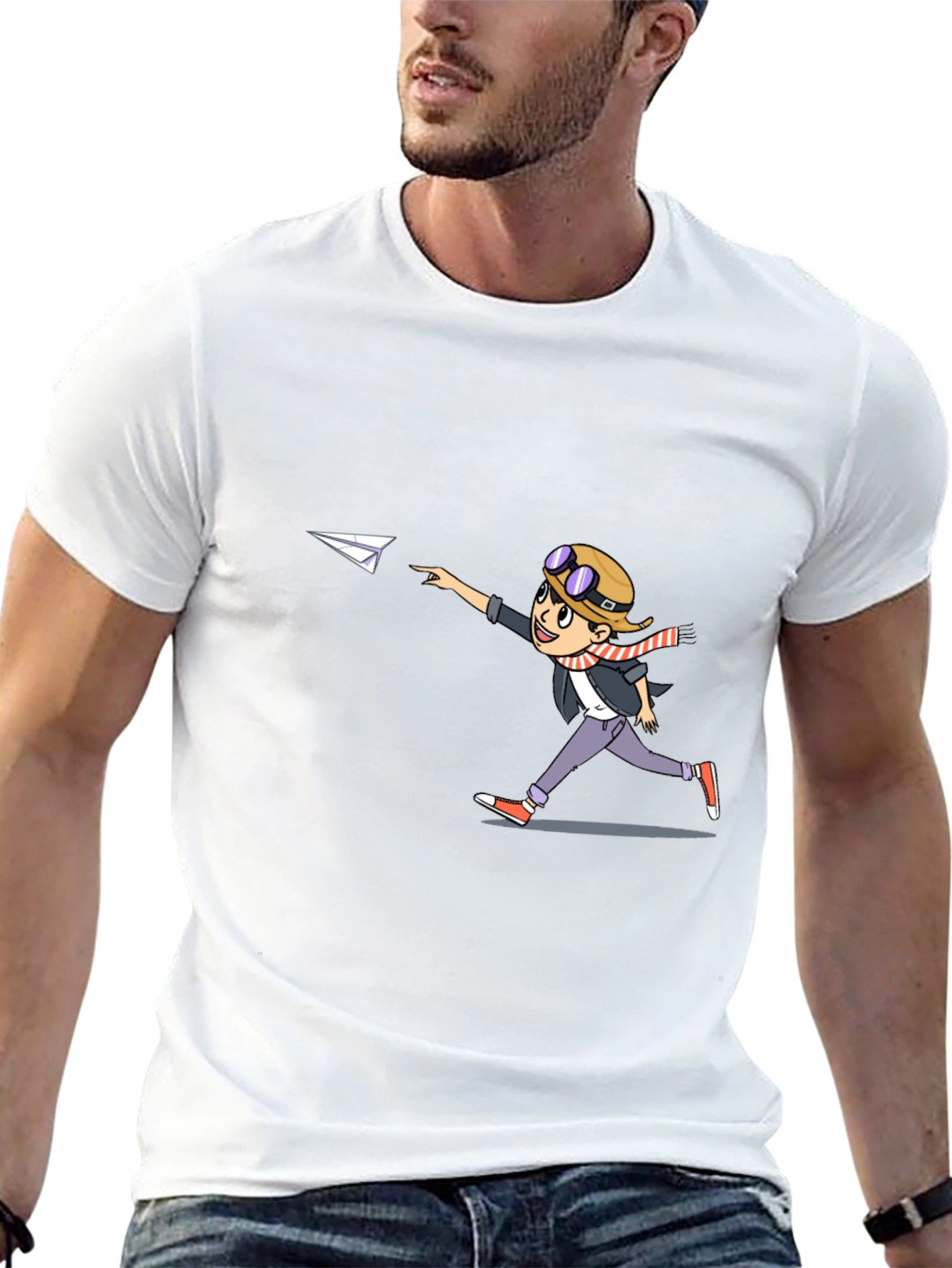 Pilot Boy Graphic T-Shirt