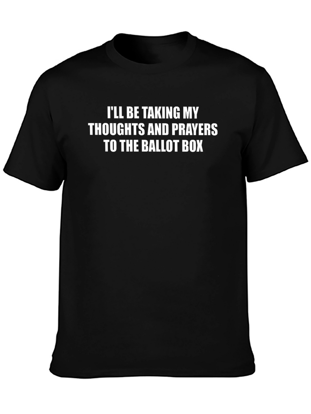 Thoughts Prayers Ballot Box Graphic Tee