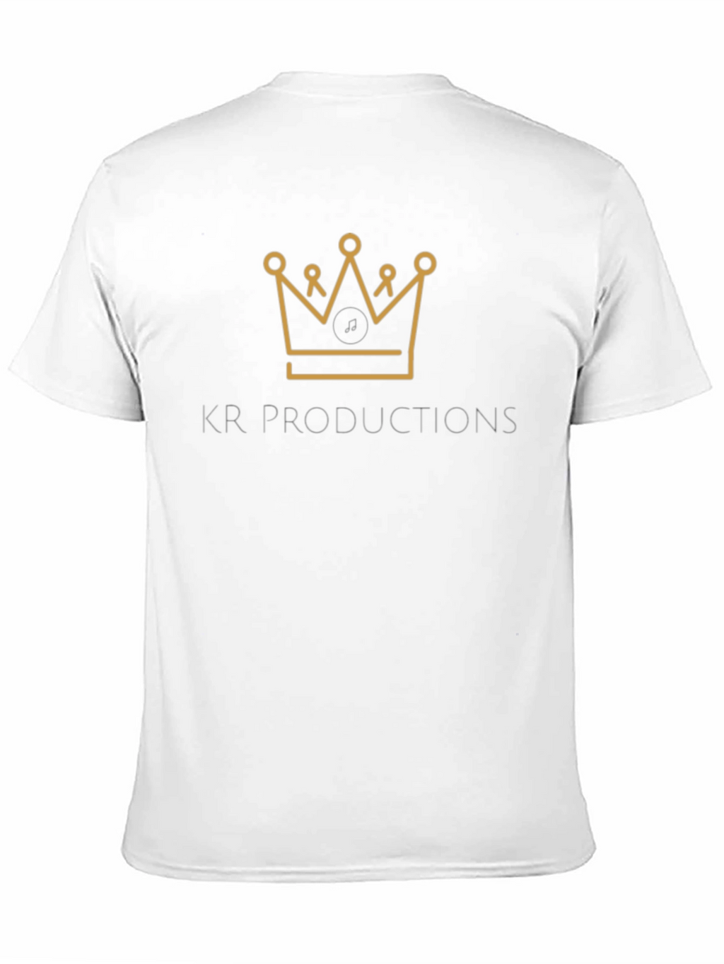 KR Productions Crown Logo Tee - Black Cotton Blend