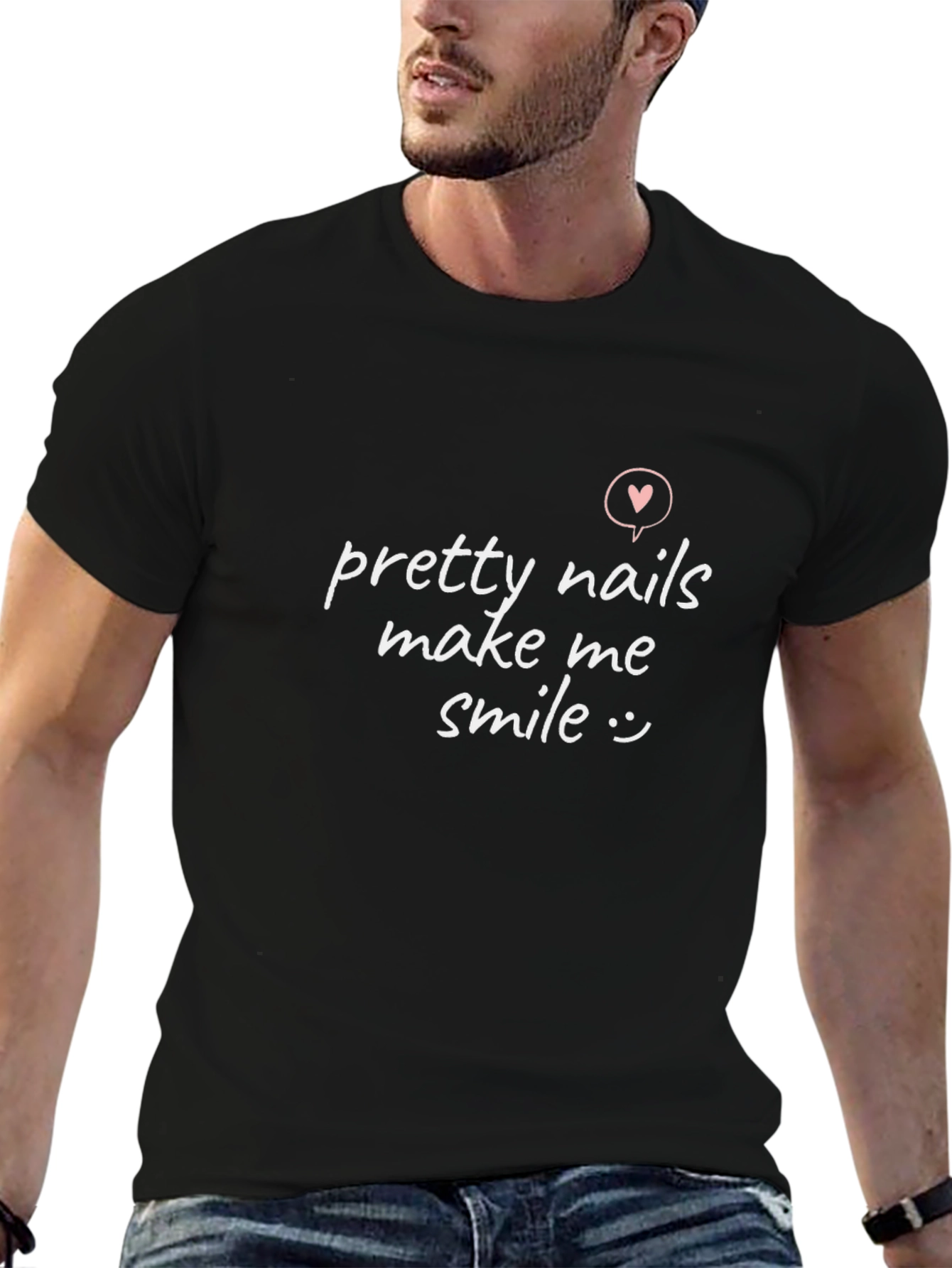 Pretty Nails Make Me Smile - Graphic Tee