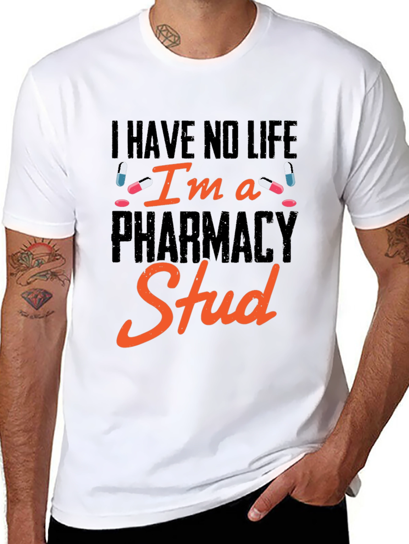 Pharmacy Stud T-Shirt - Funny Pharmacist Gift
