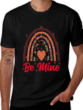 Be Mine Rainbow Heart Valentines Day T-Shirt