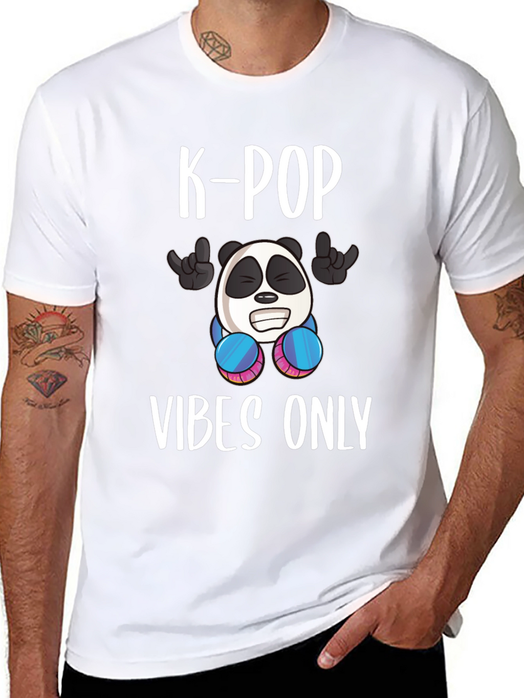 K-Pop Panda Vibes T-Shirt