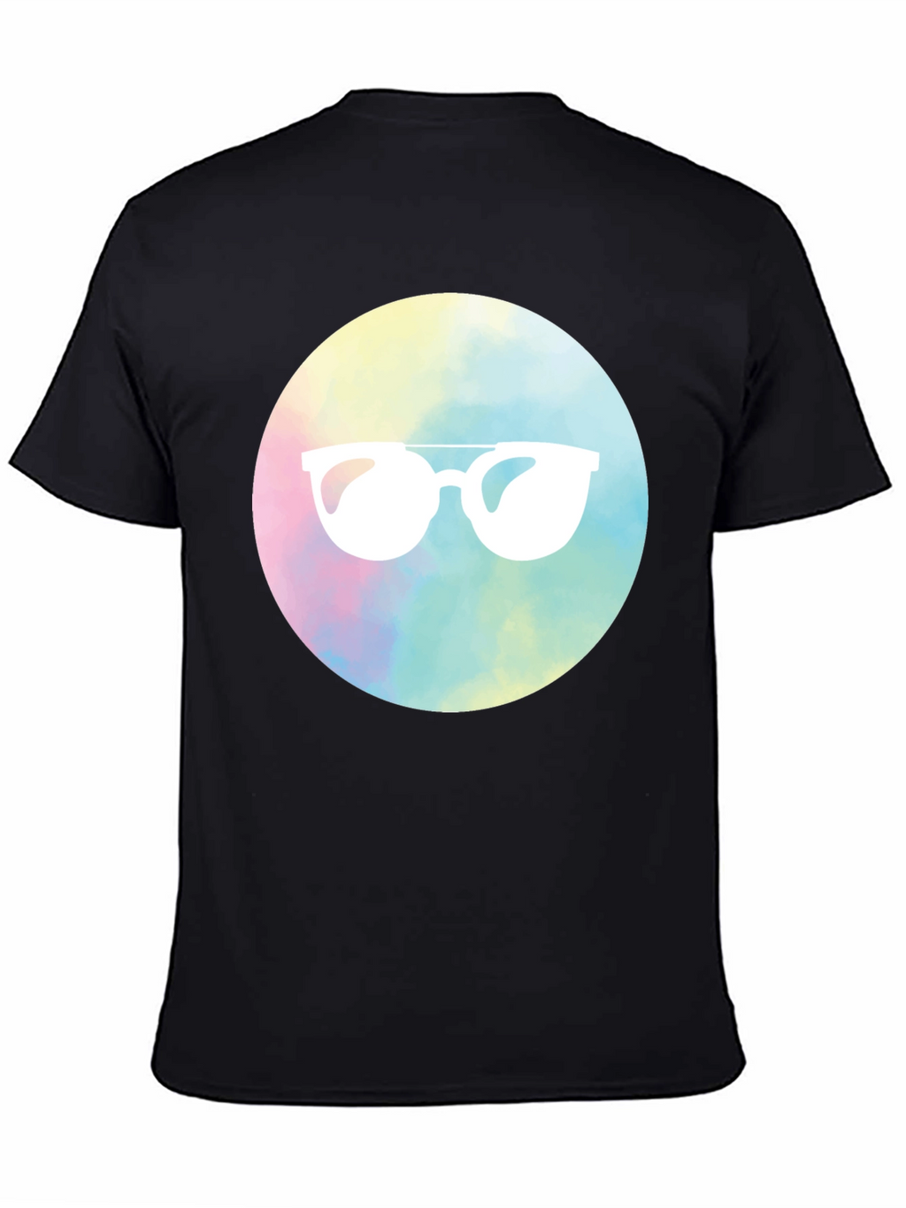 Cool Shades Graphic Tee - Black Cotton Blend