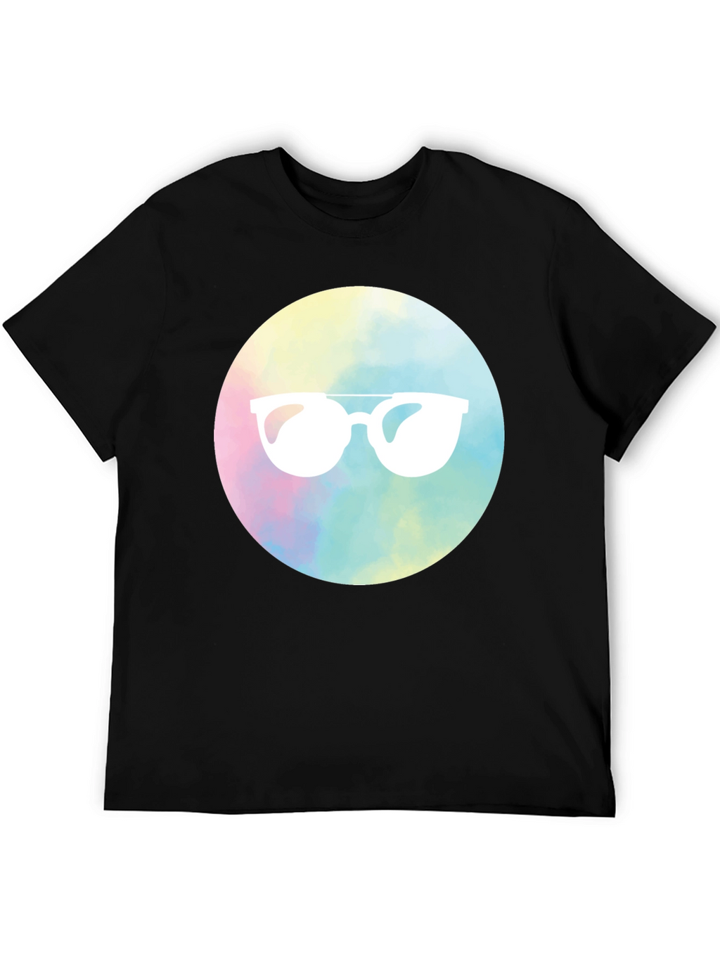 Cool Shades Graphic Tee - Black Cotton Blend