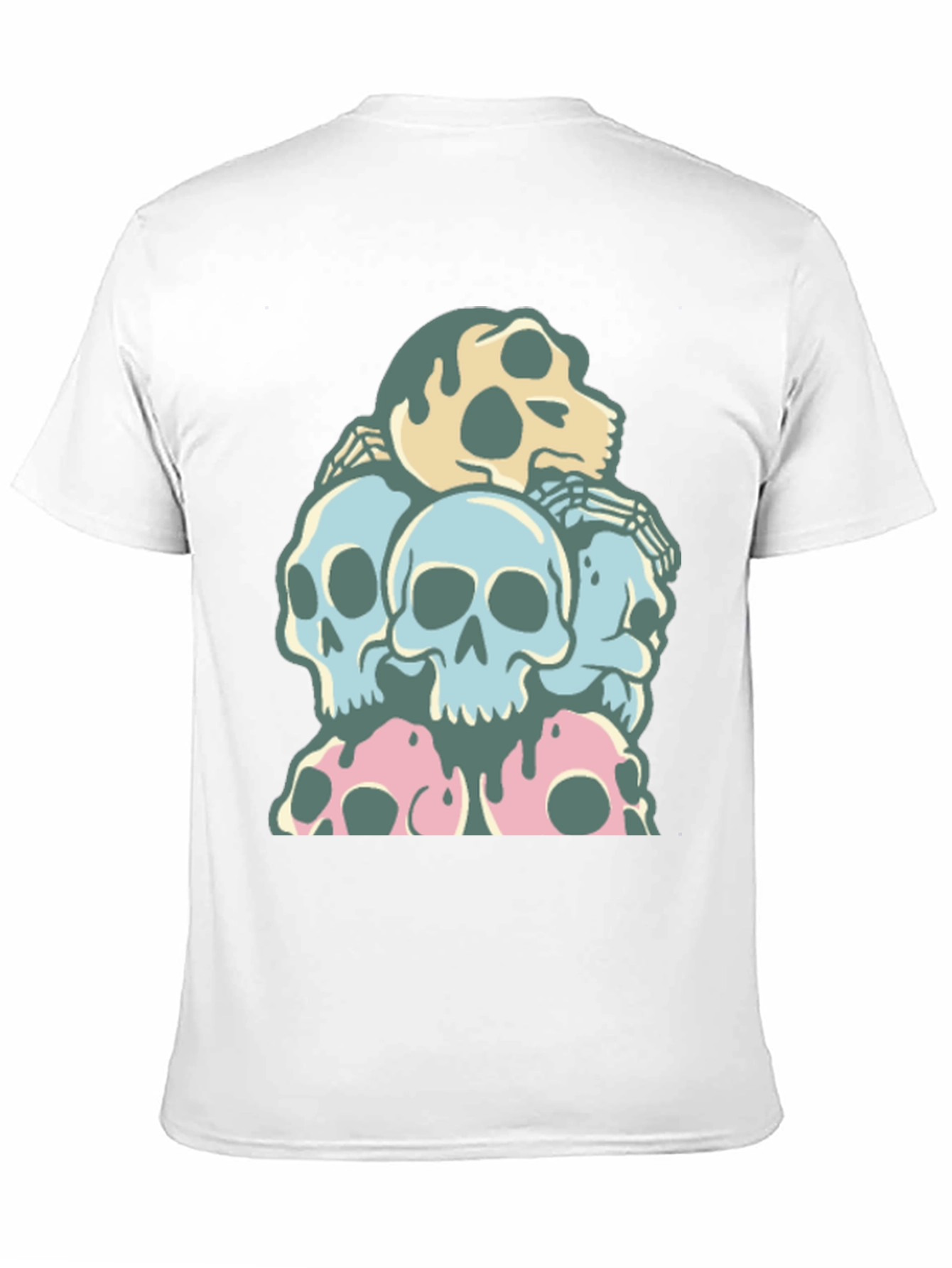 Skull Pile T-Shirt - Dark Humor Graphic Tee