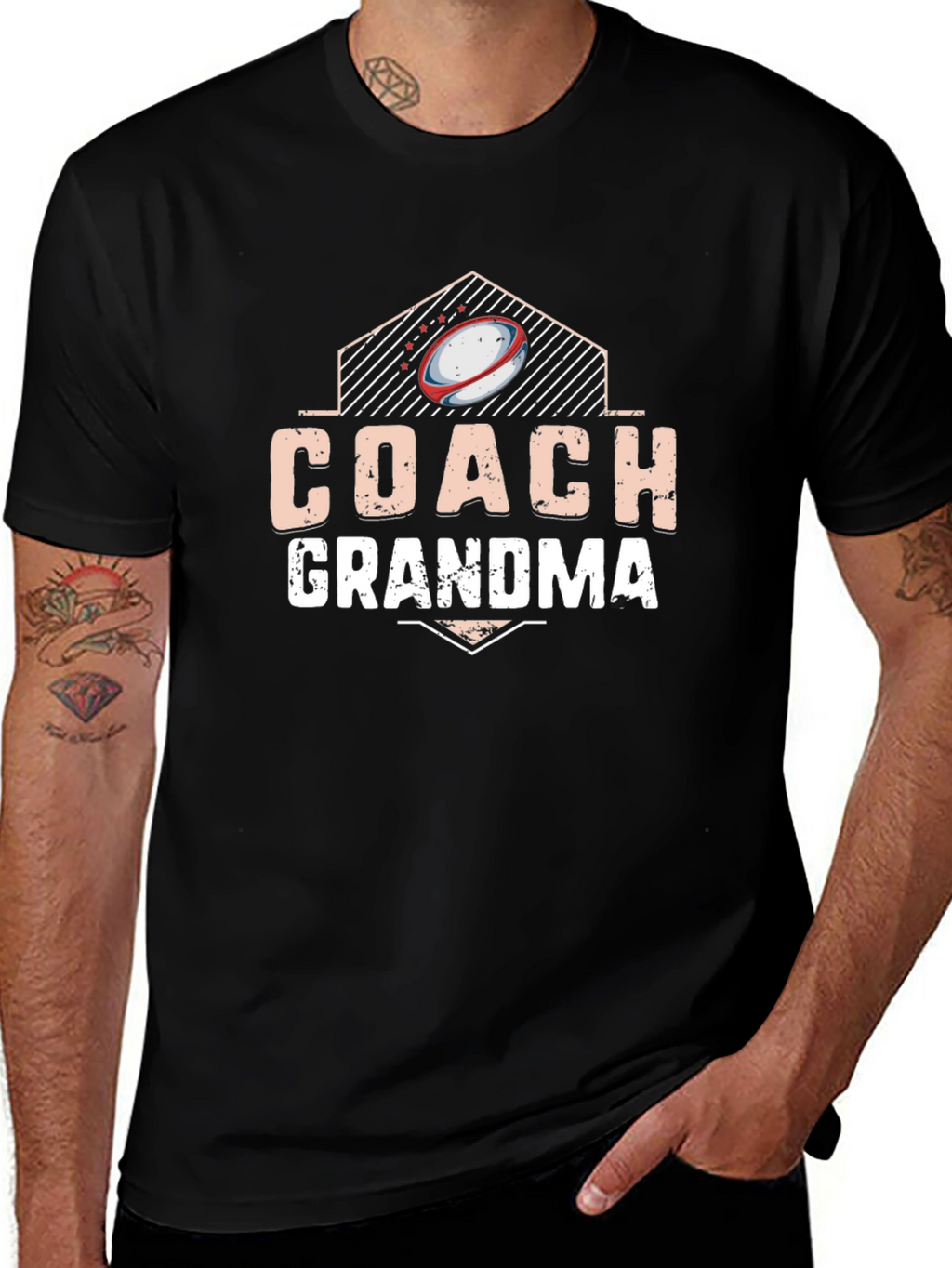 Coach Grandma Rugby T-Shirt