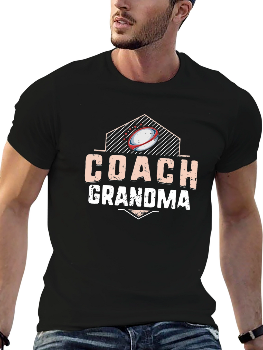 Coach Grandma Rugby T-Shirt