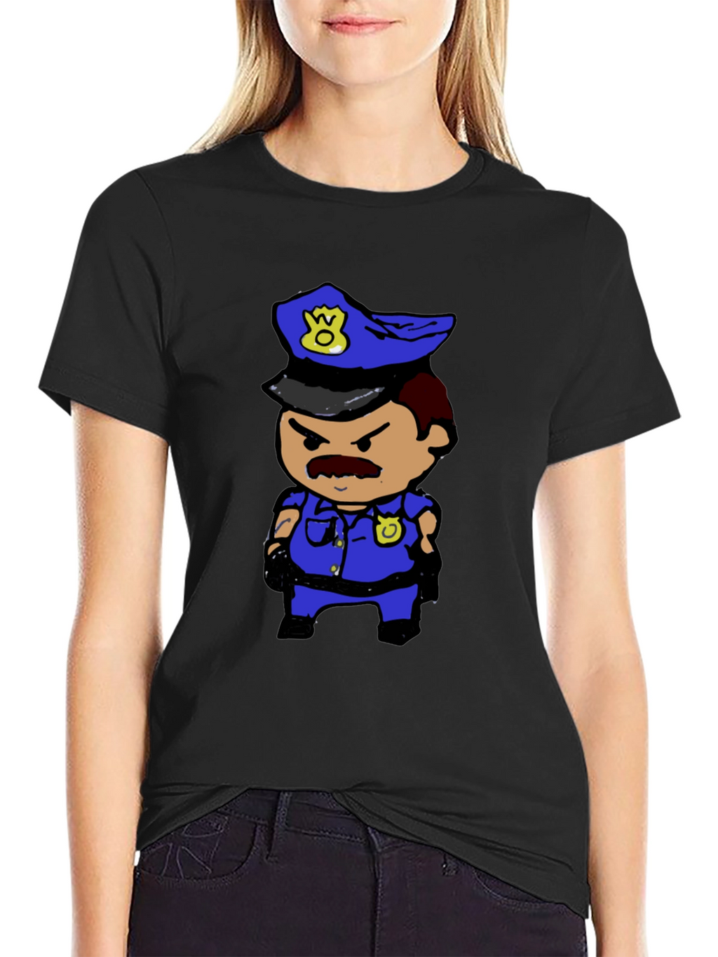 Cartoon Cop T-Shirt
