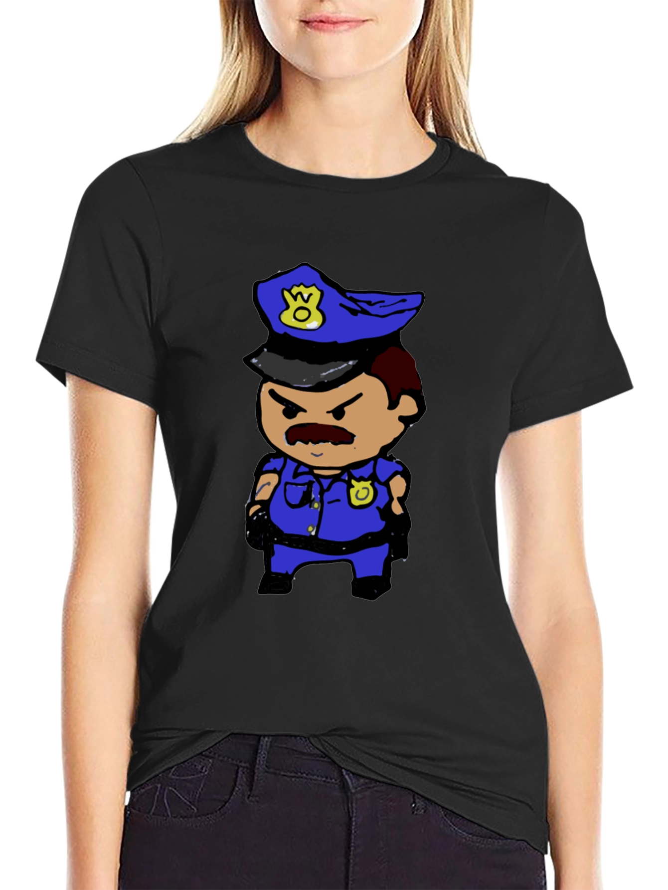 Cartoon Cop T-Shirt
