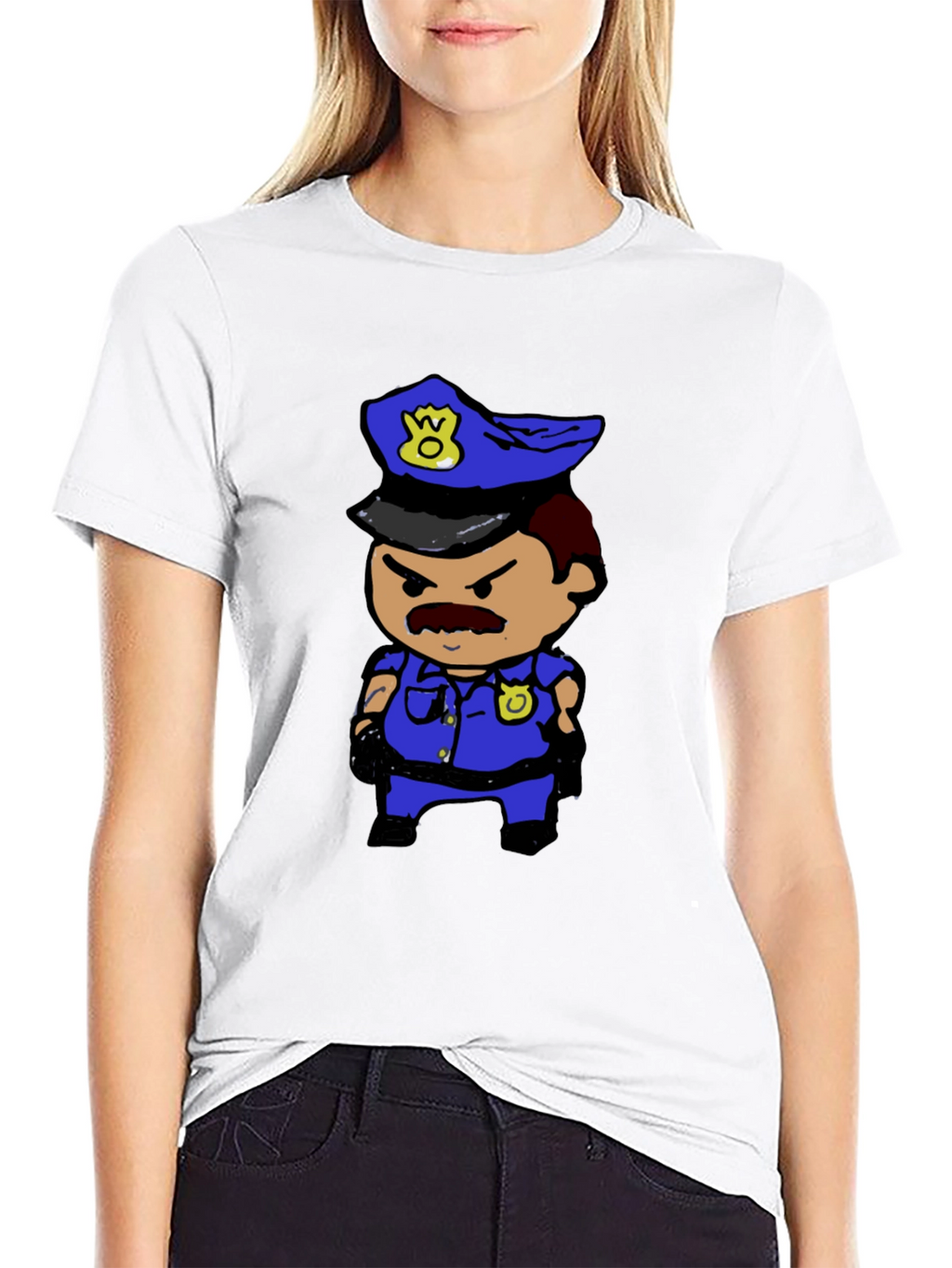 Cartoon Cop T-Shirt