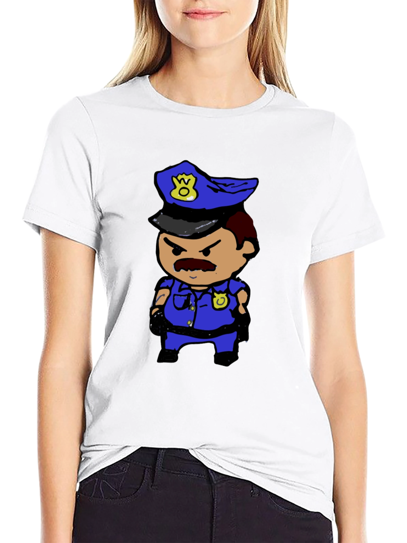 Cartoon Cop T-Shirt