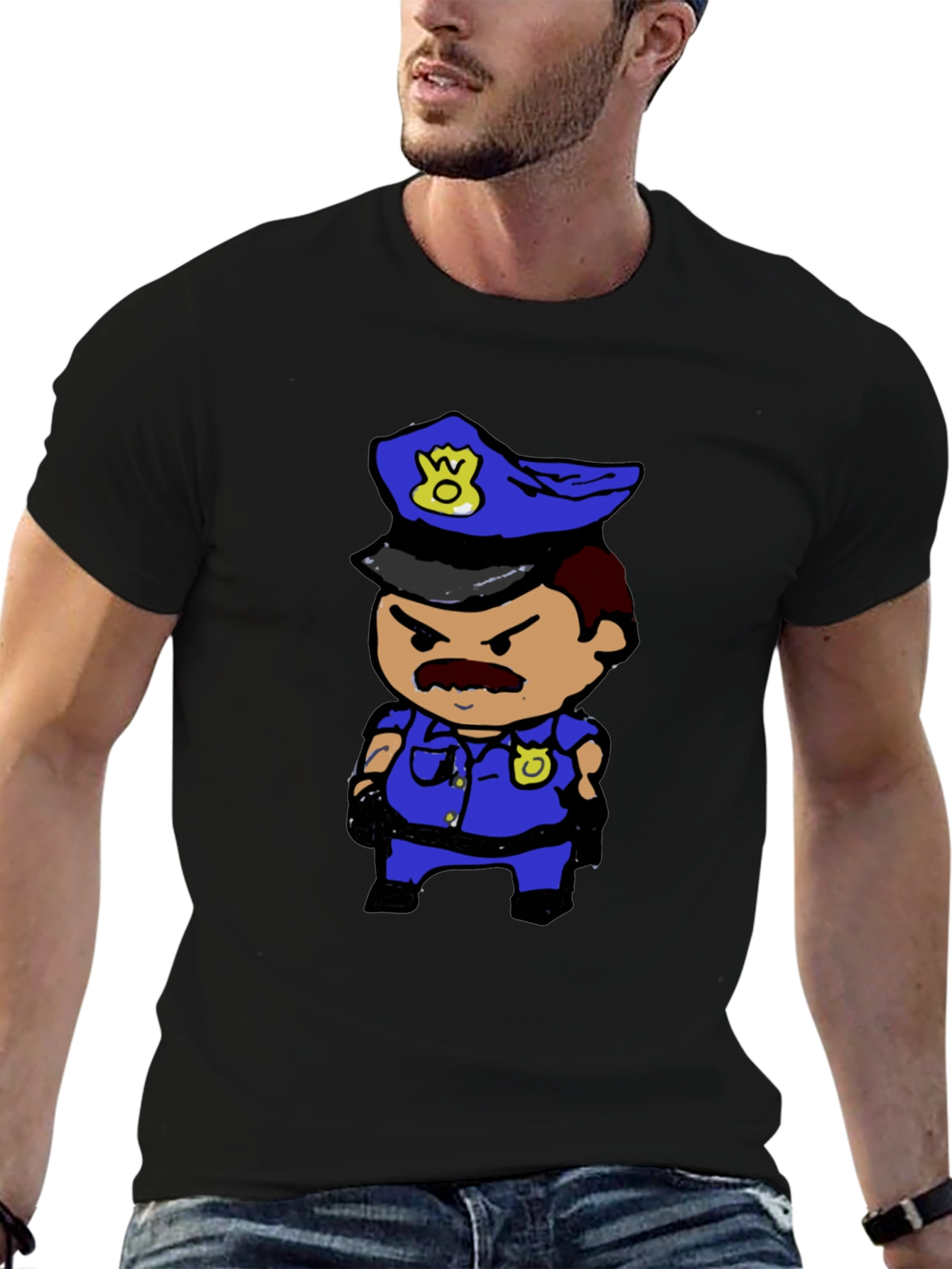 Cartoon Cop T-Shirt