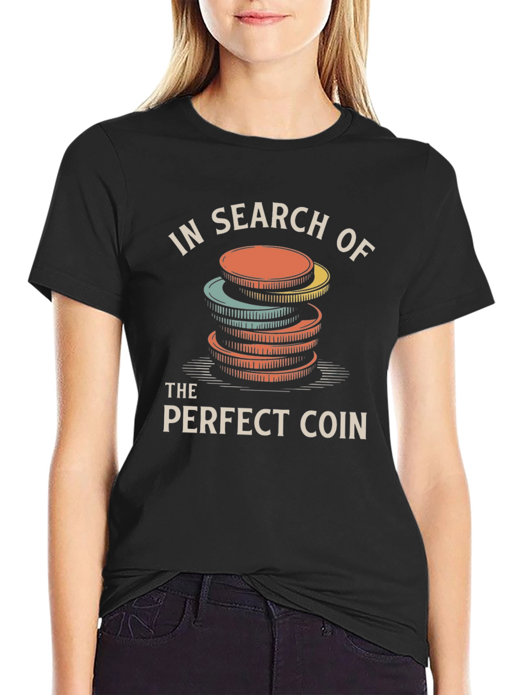 In Search of the Perfect Coin Graphic Tee