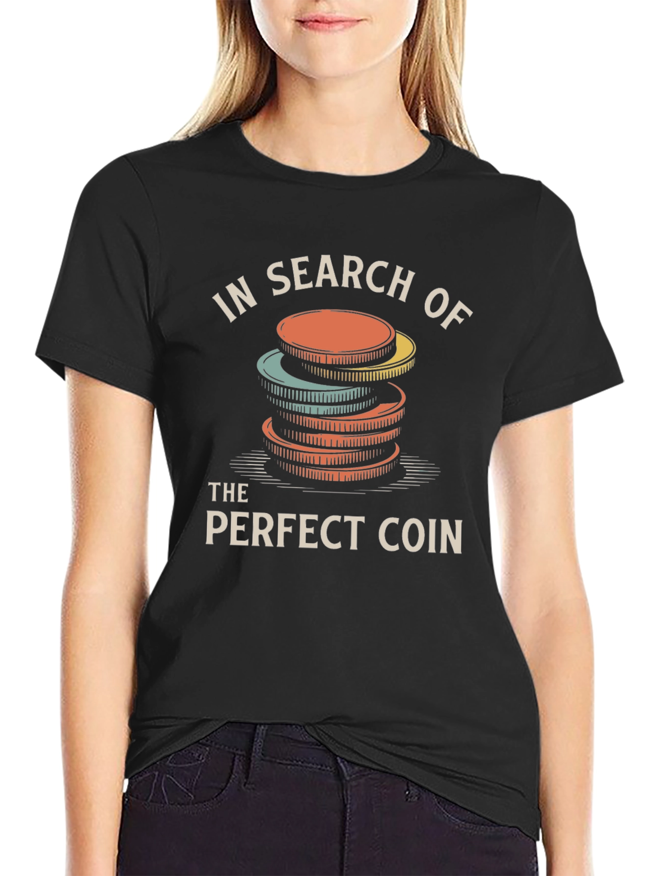 In Search of the Perfect Coin Graphic Tee