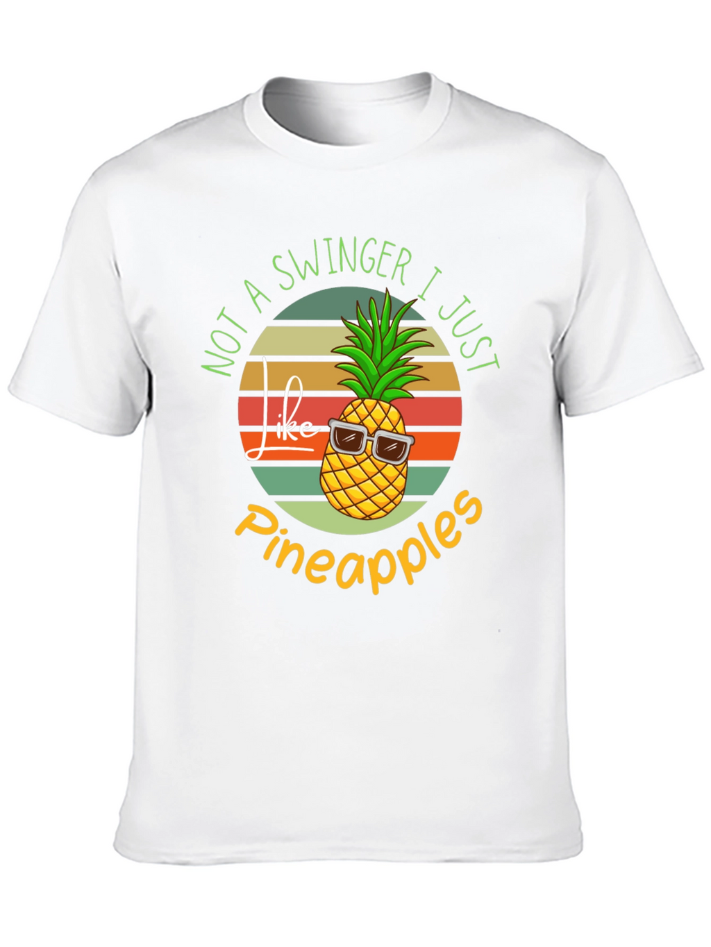 Funny Pineapple Graphic T-Shirt