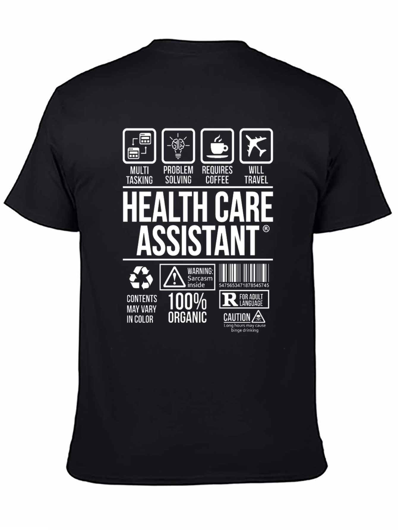 Health Care Assistant Graphic T-Shirt