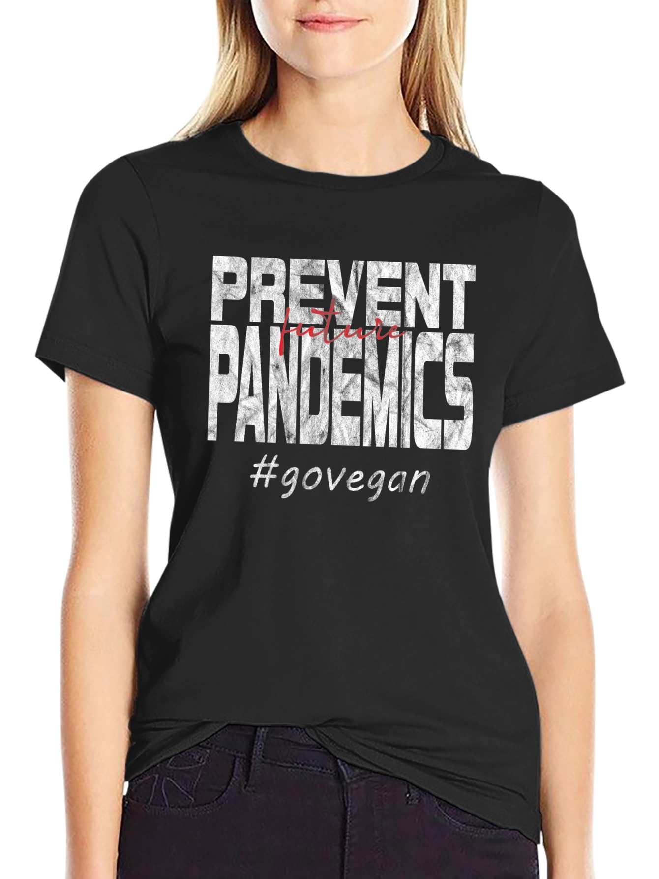 Prevent Pandemics #govegan T-shirt