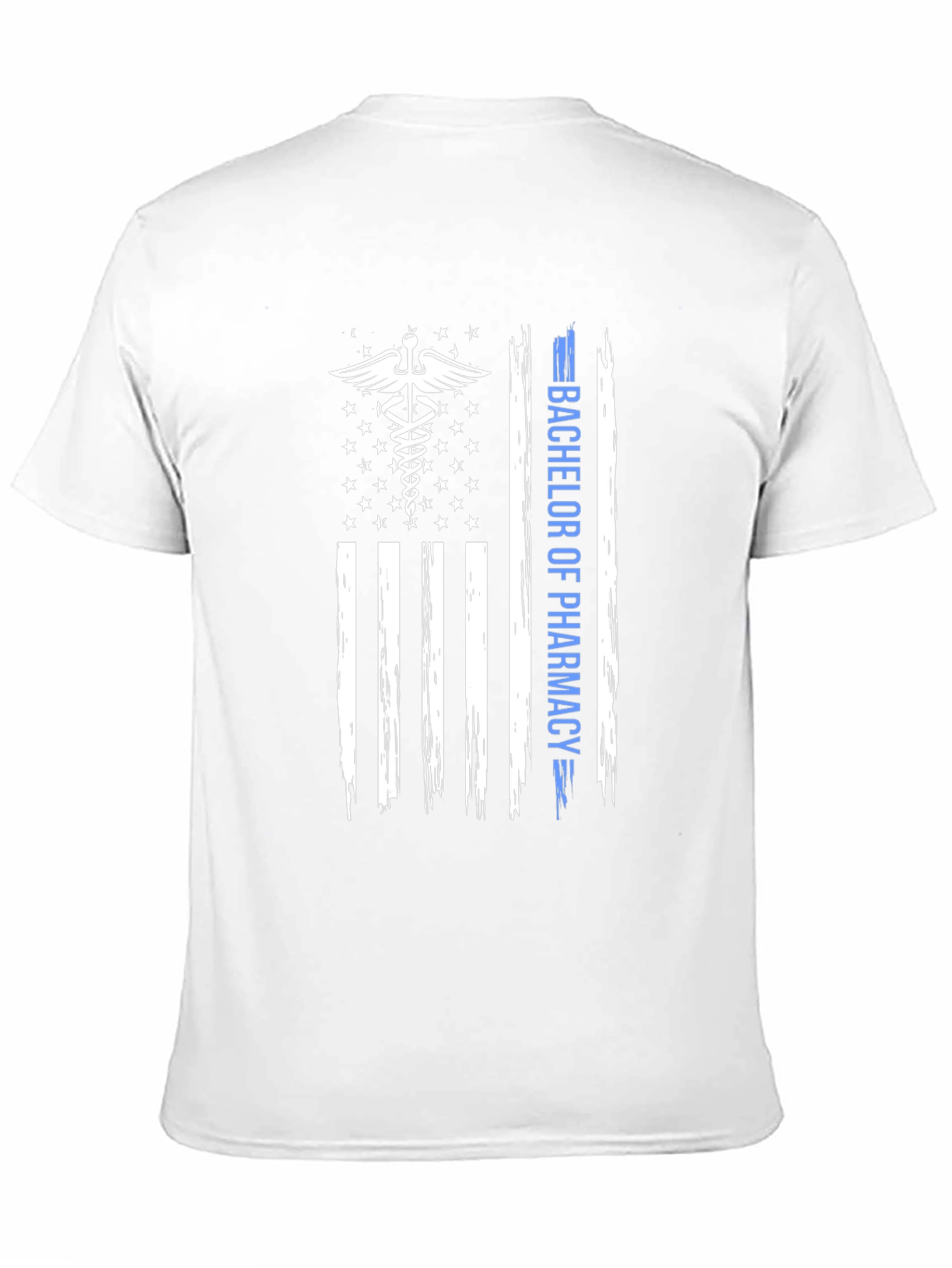 Bachelor of Pharmacy American Flag T-Shirt