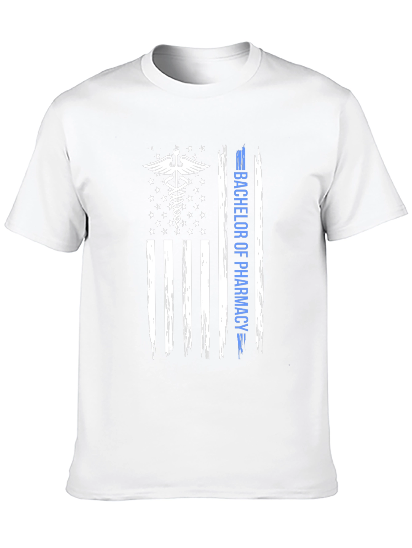 Bachelor of Pharmacy American Flag T-Shirt