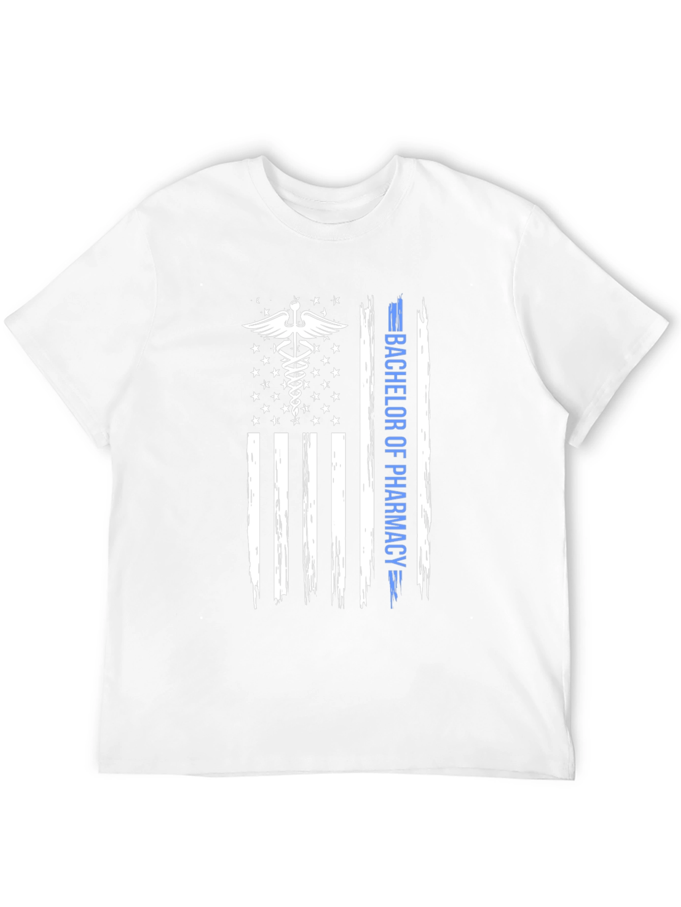 Bachelor of Pharmacy American Flag T-Shirt