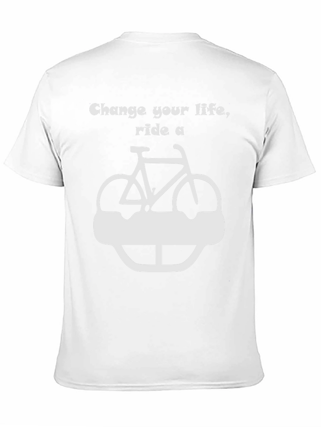 Change Your Life Ride A Bike - Black T-Shirt