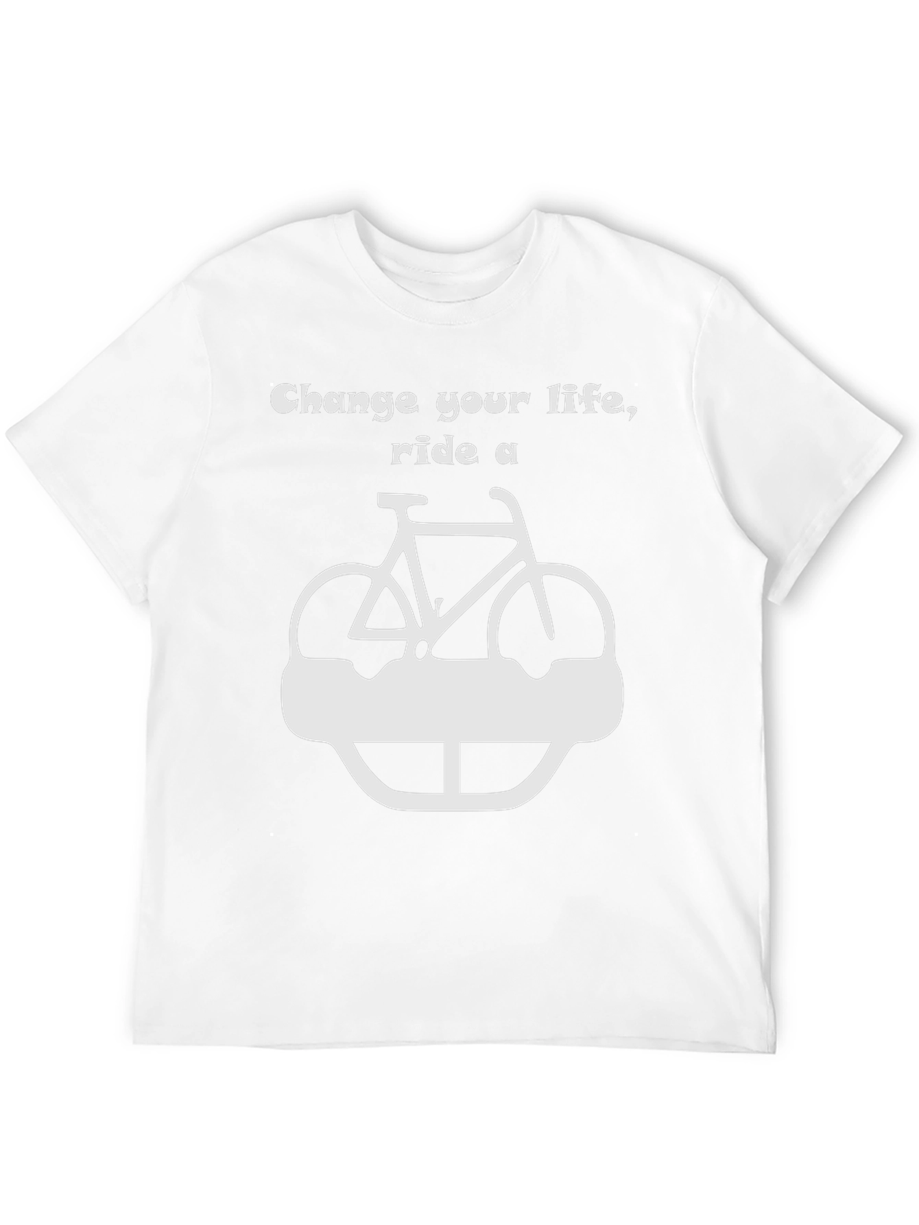 Change Your Life Ride A Bike - Black T-Shirt