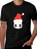 Festive Panda T-Shirt - Holiday Season
