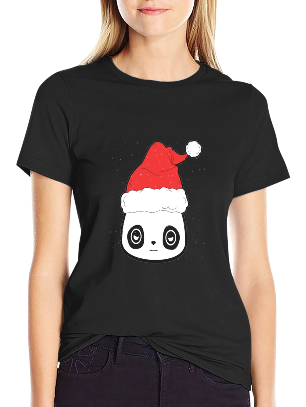 Festive Panda T-Shirt - Holiday Season