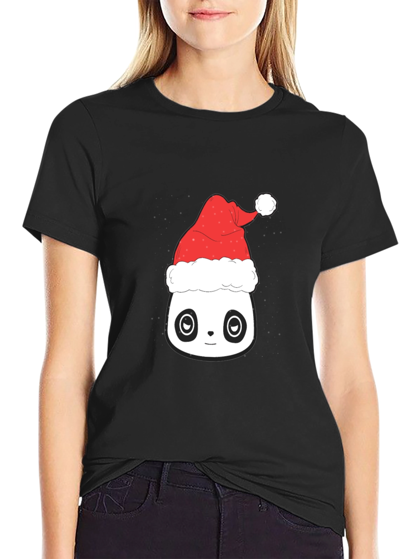 Festive Panda T-Shirt - Holiday Season