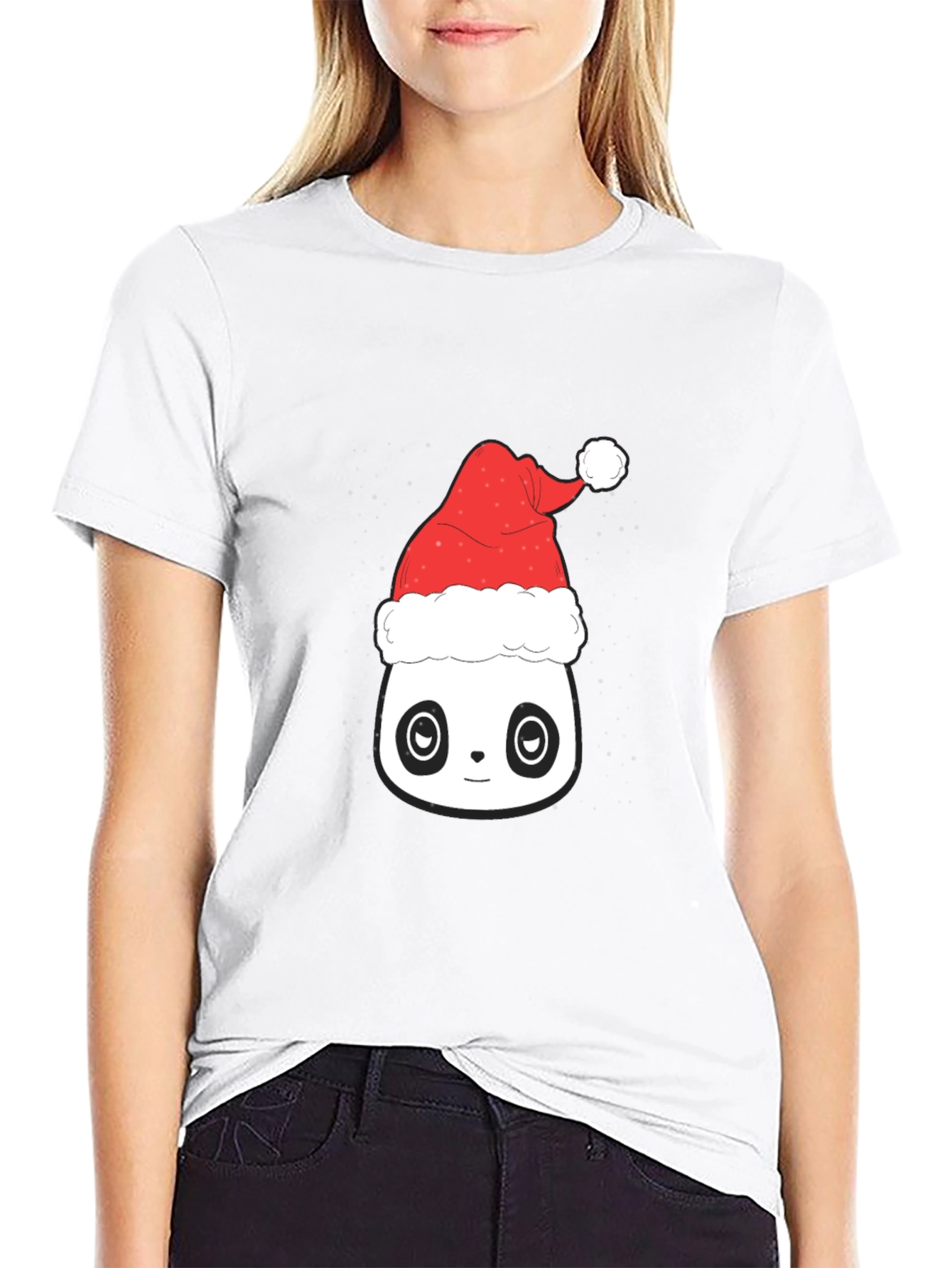 Festive Panda T-Shirt - Holiday Season