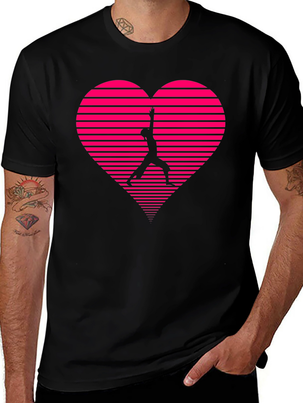 Heart Silhouette Graphic Tee
