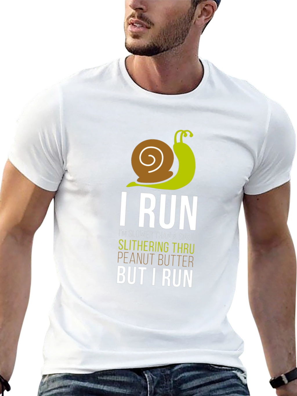 I Run Slower Than A Snail Mens T-Shirt