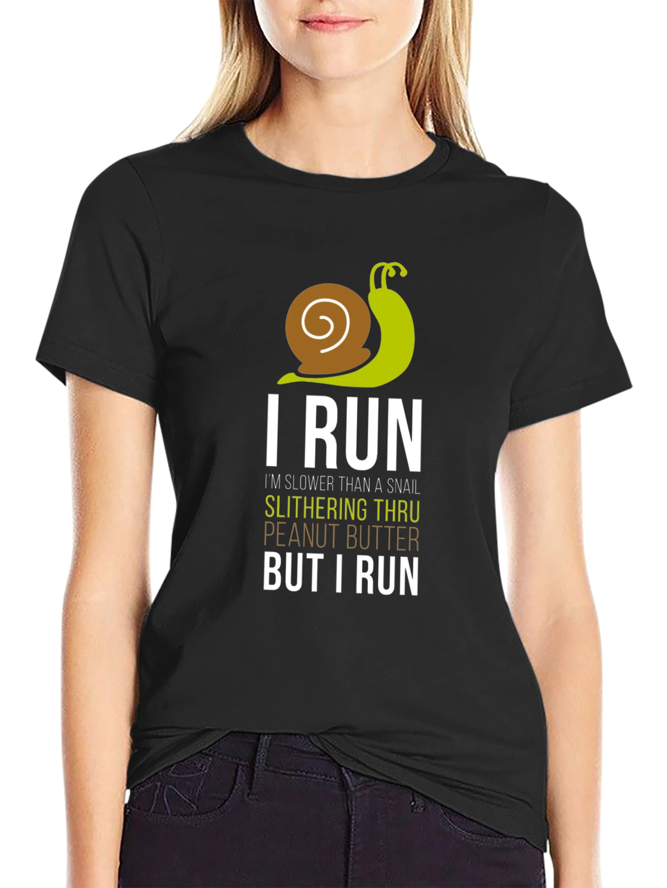 I Run Slower Than A Snail Mens T-Shirt