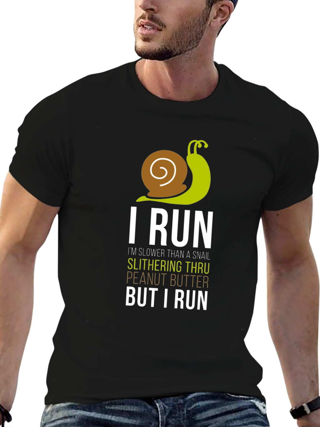 I Run Slower Than A Snail Mens T-Shirt