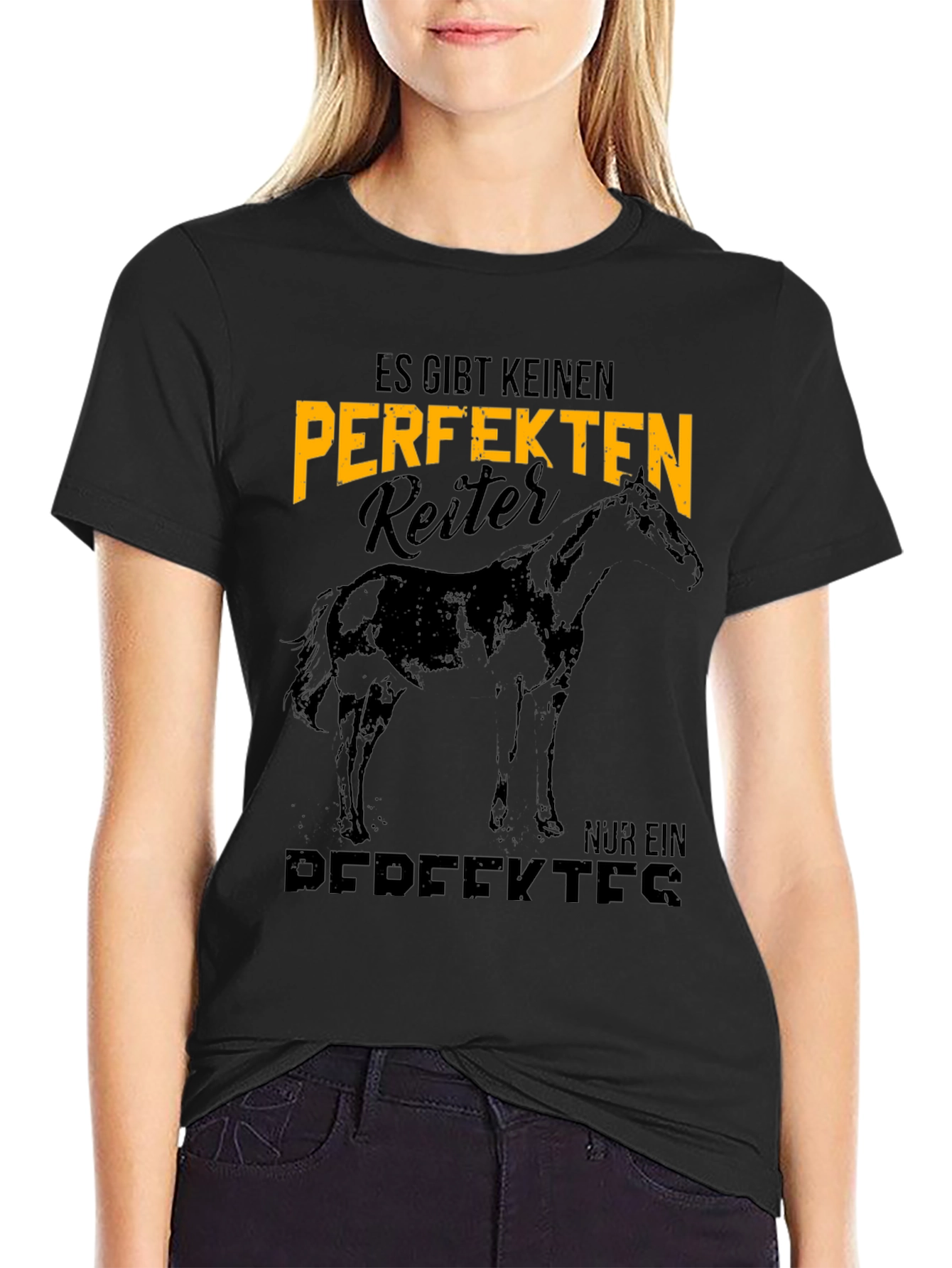 Horse Lover T-Shirt: Imperfect Rider Gift