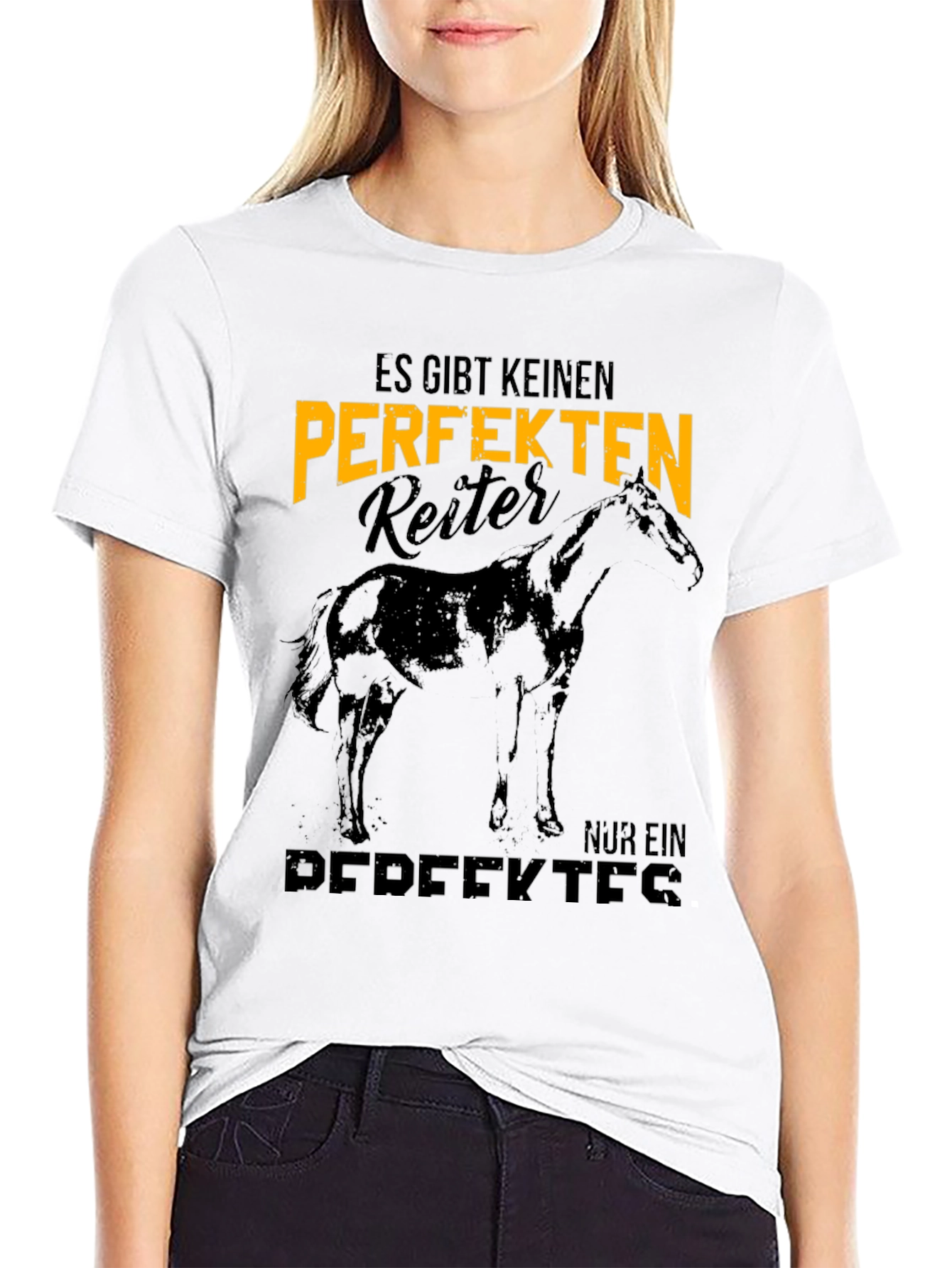 Horse Lover T-Shirt: Imperfect Rider Gift