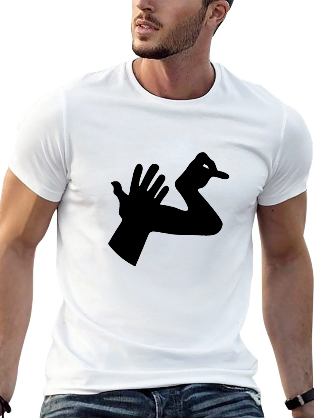 Creative Writer Silhouette Graphic T-Shirt