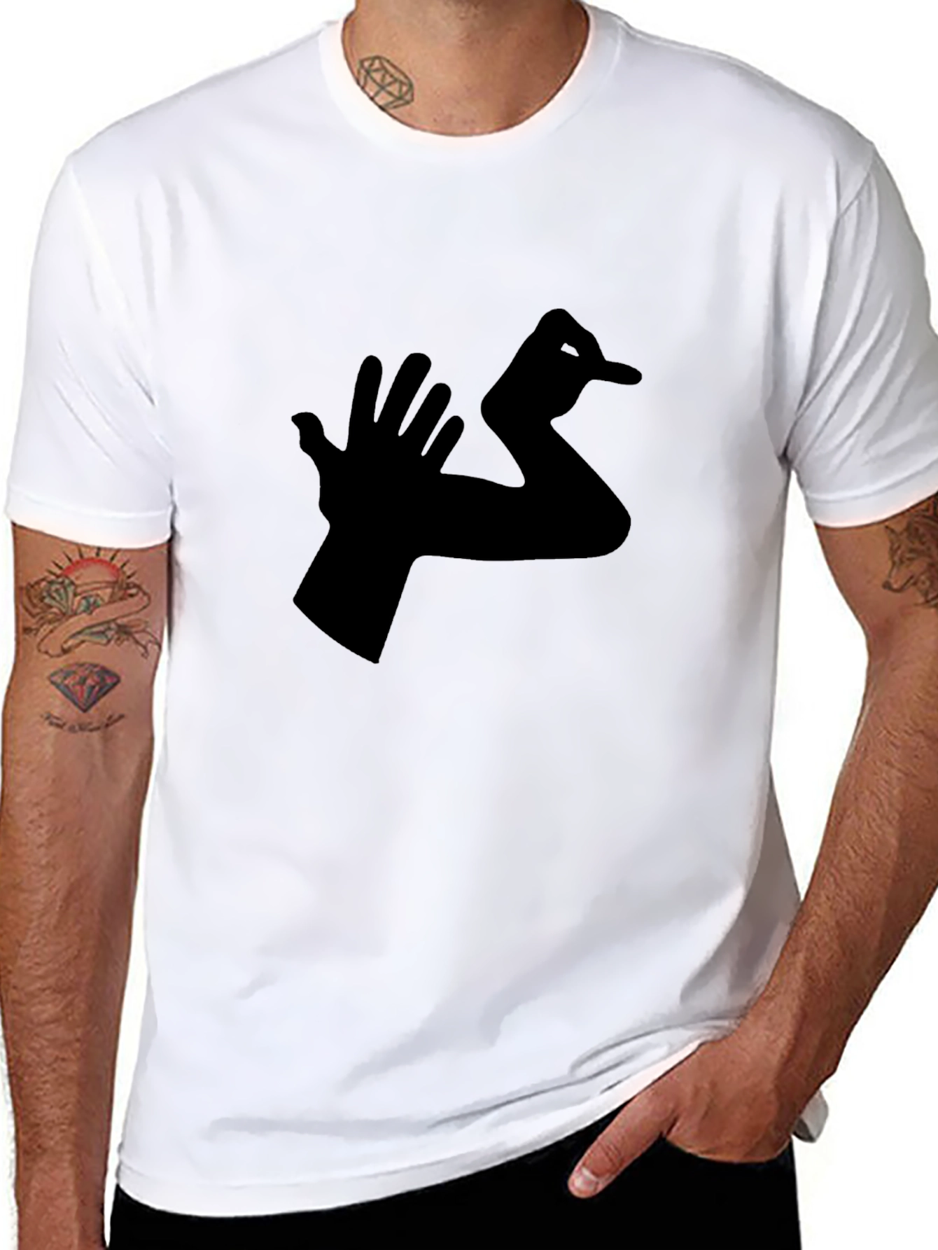 Creative Writer Silhouette Graphic T-Shirt