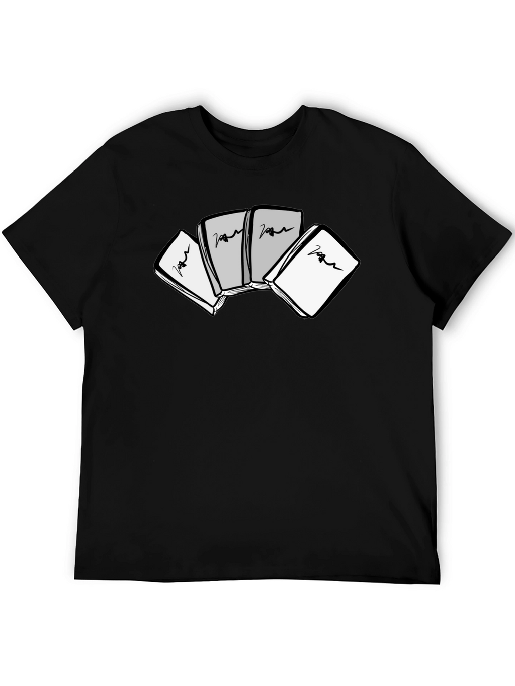 Abstract Book T-Shirt - Stylish Graphic Tee