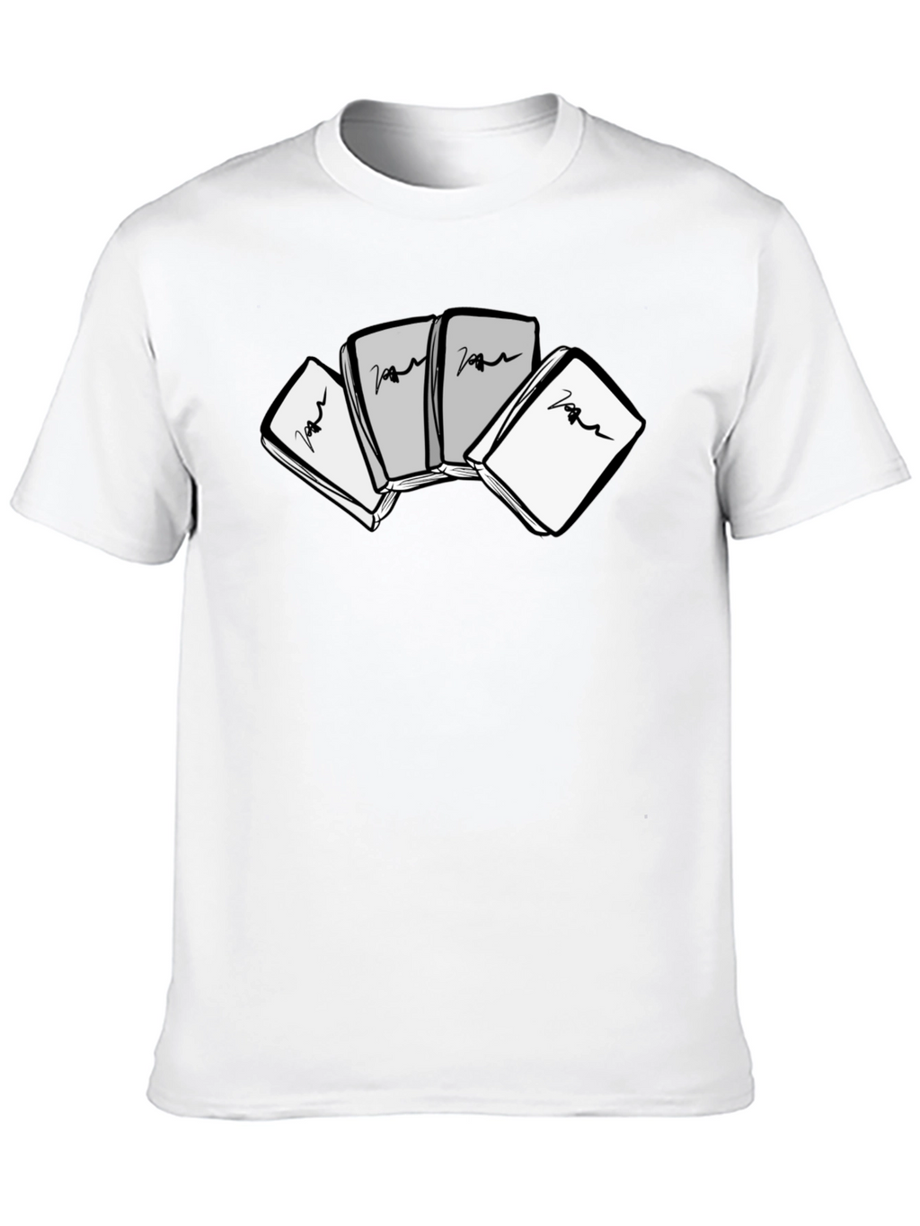 Abstract Book T-Shirt - Stylish Graphic Tee