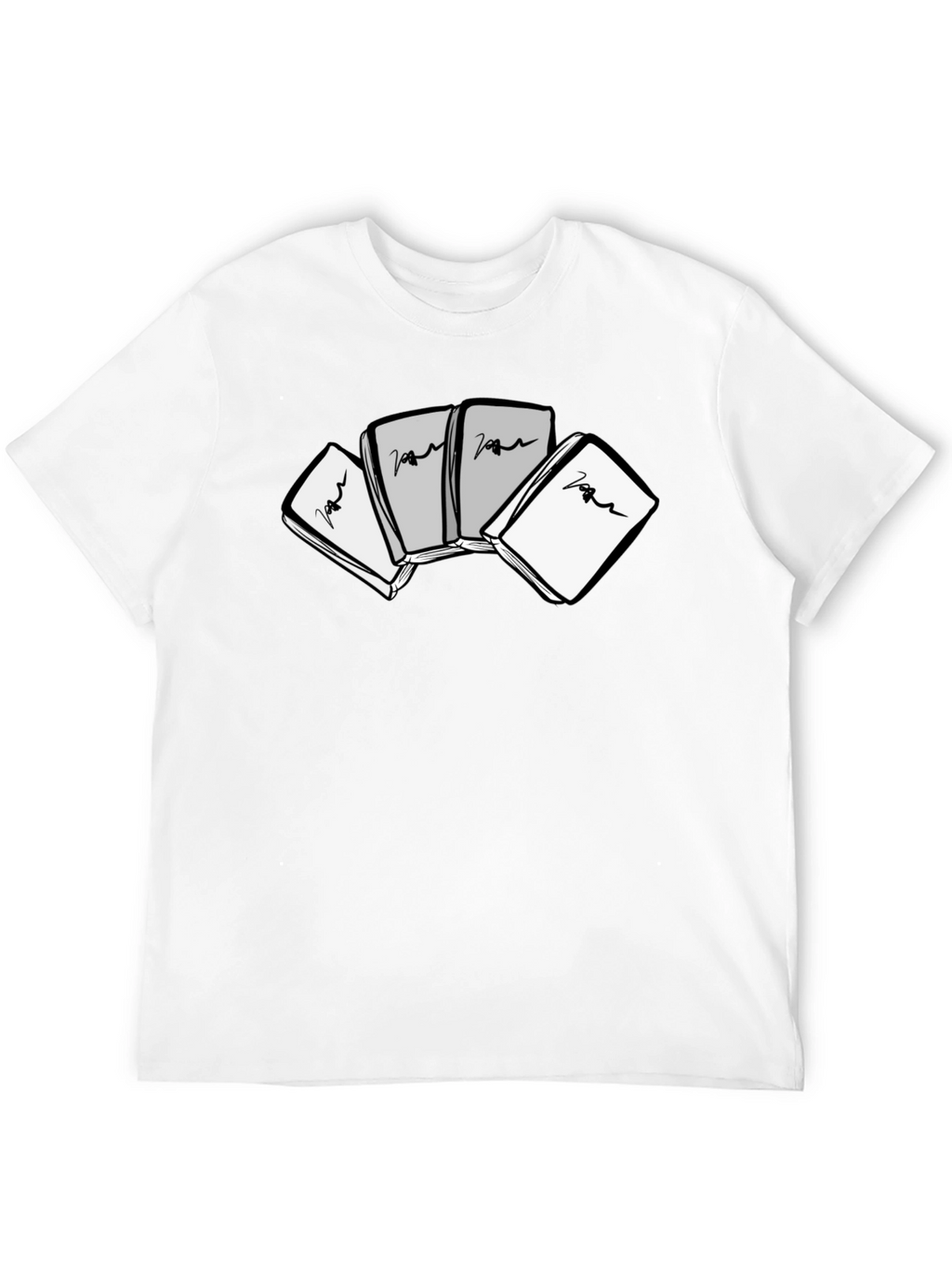 Abstract Book T-Shirt - Stylish Graphic Tee