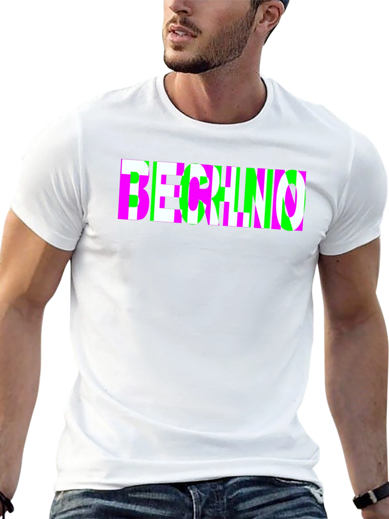 Techno Black Graphic Tee