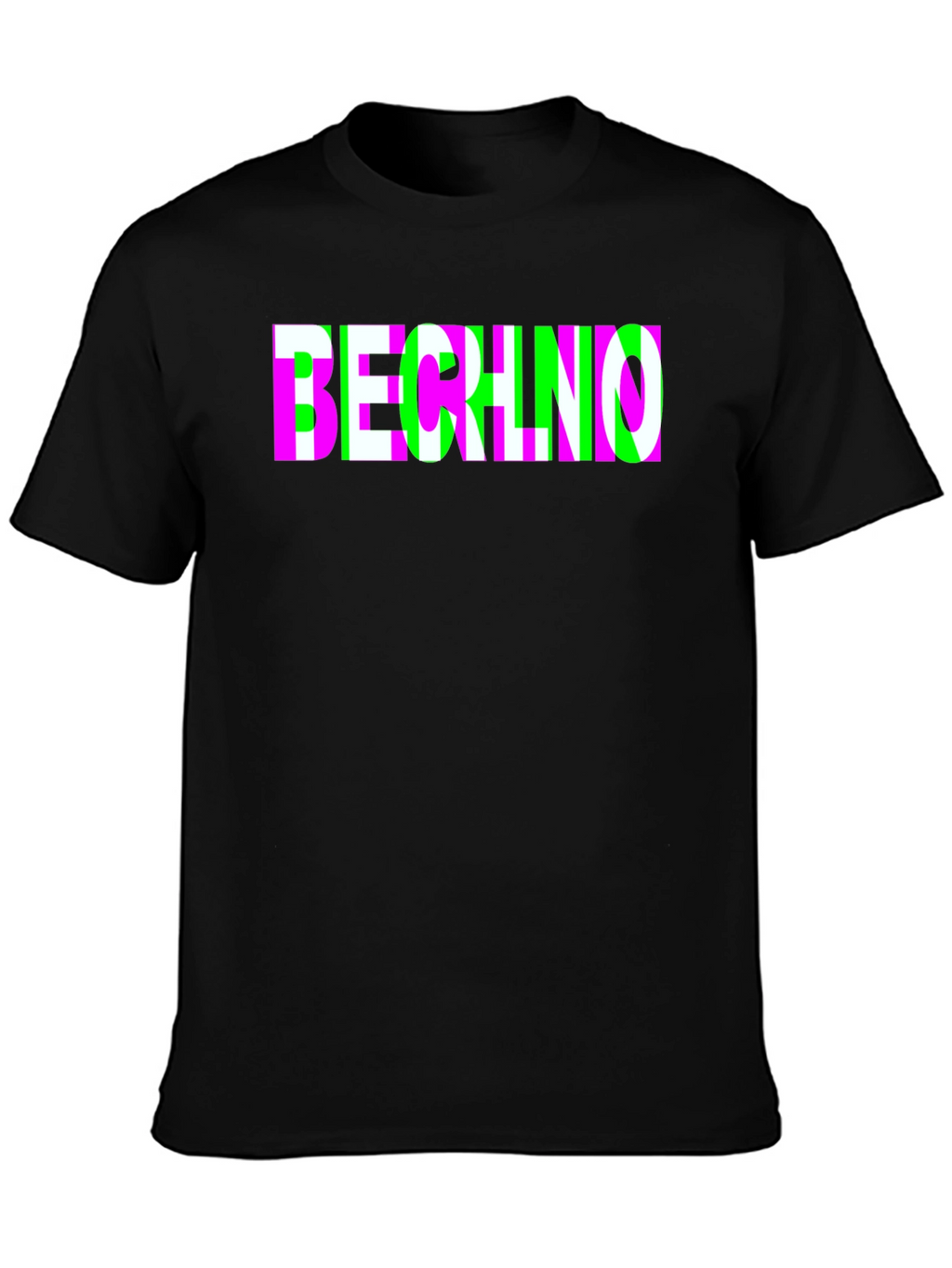 Techno Black Graphic Tee