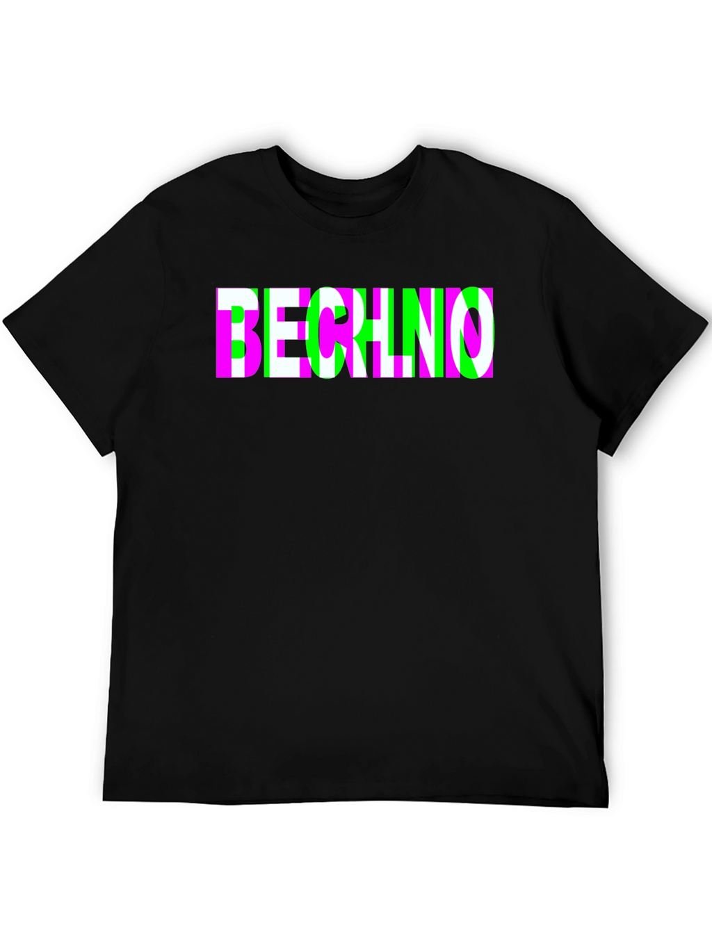 Techno Black Graphic Tee