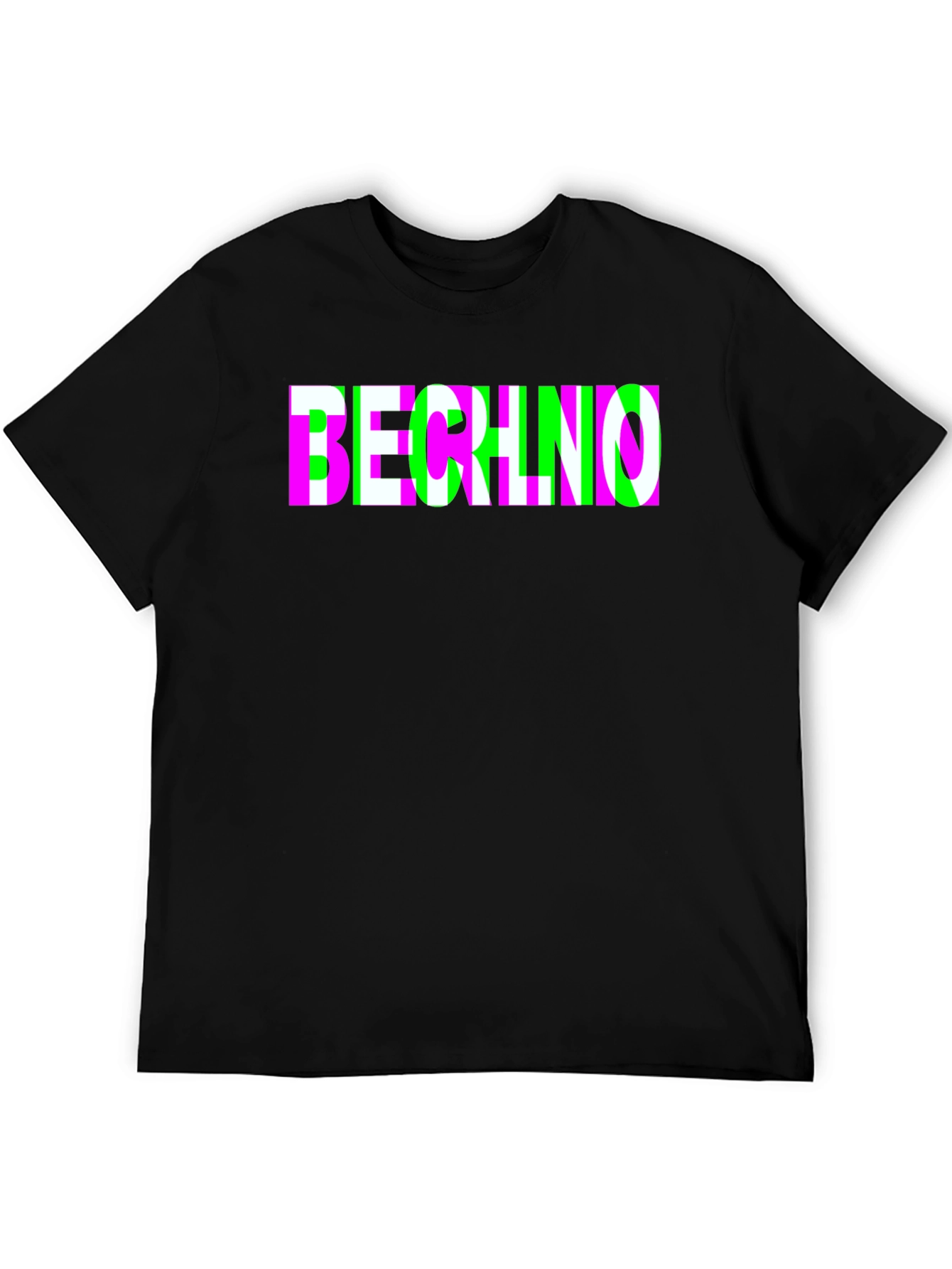 Techno Black Graphic Tee