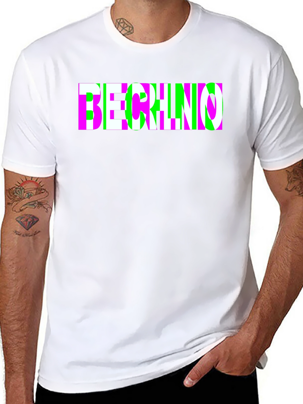 Techno Black Graphic Tee